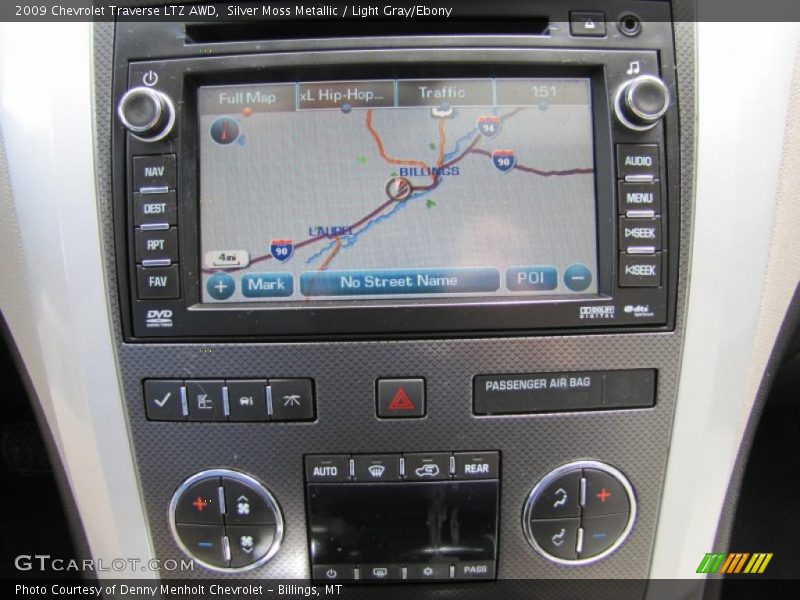 Navigation of 2009 Traverse LTZ AWD