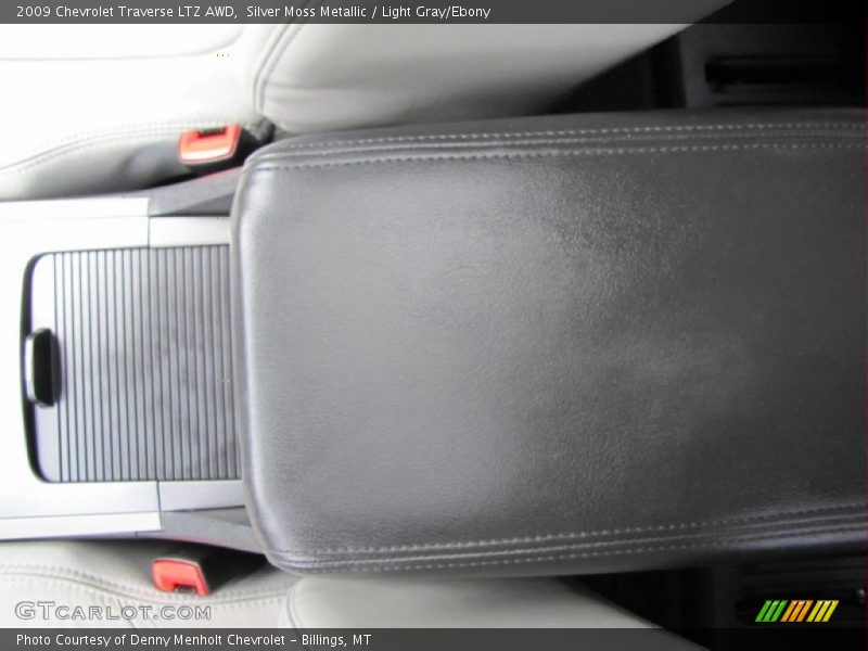 Silver Moss Metallic / Light Gray/Ebony 2009 Chevrolet Traverse LTZ AWD
