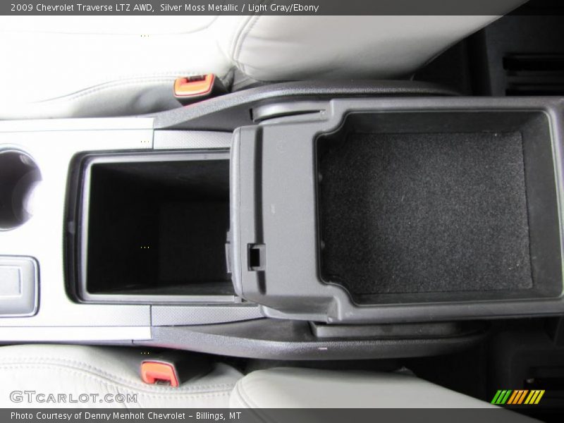 Silver Moss Metallic / Light Gray/Ebony 2009 Chevrolet Traverse LTZ AWD