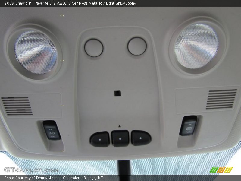 Silver Moss Metallic / Light Gray/Ebony 2009 Chevrolet Traverse LTZ AWD