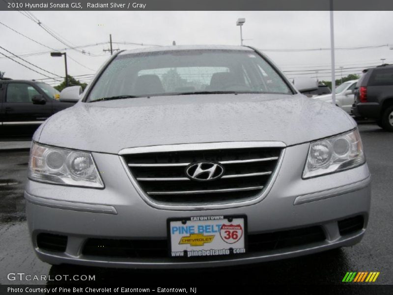 Radiant Silver / Gray 2010 Hyundai Sonata GLS
