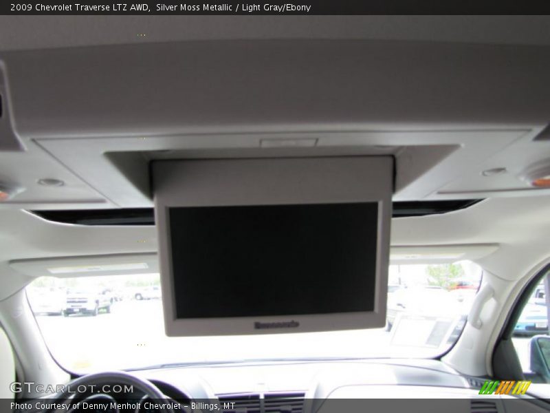 Silver Moss Metallic / Light Gray/Ebony 2009 Chevrolet Traverse LTZ AWD