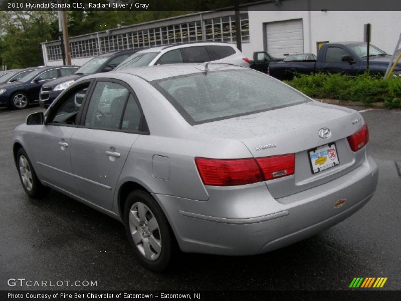 Radiant Silver / Gray 2010 Hyundai Sonata GLS