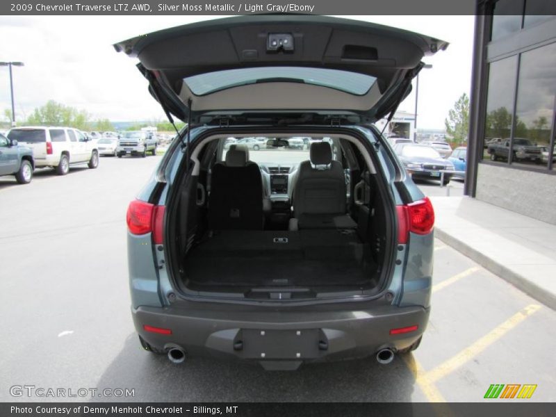 Silver Moss Metallic / Light Gray/Ebony 2009 Chevrolet Traverse LTZ AWD