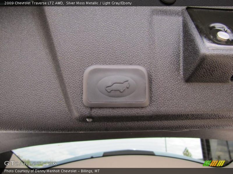 Silver Moss Metallic / Light Gray/Ebony 2009 Chevrolet Traverse LTZ AWD