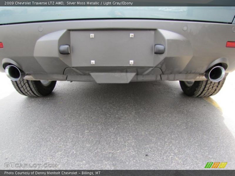 Silver Moss Metallic / Light Gray/Ebony 2009 Chevrolet Traverse LTZ AWD