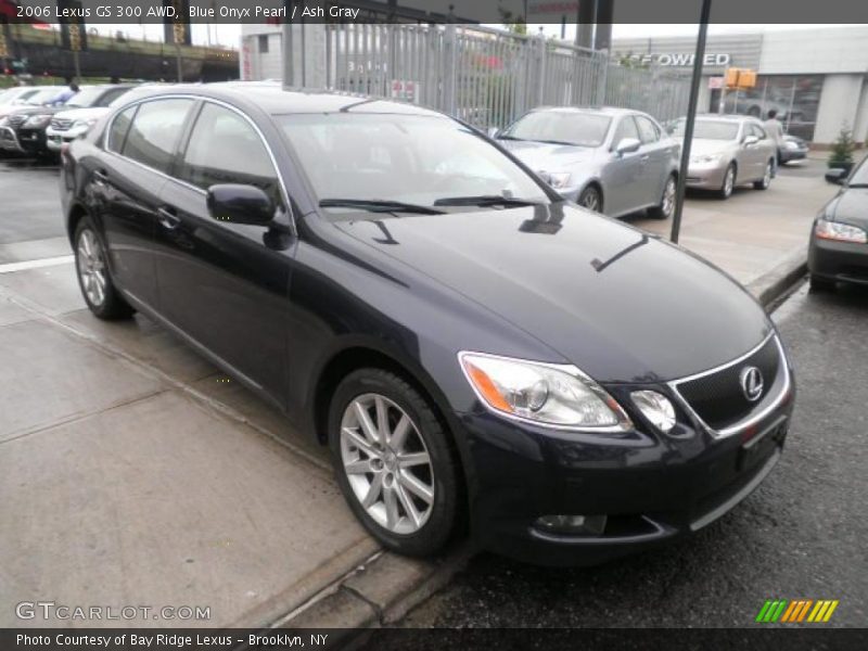 Blue Onyx Pearl / Ash Gray 2006 Lexus GS 300 AWD