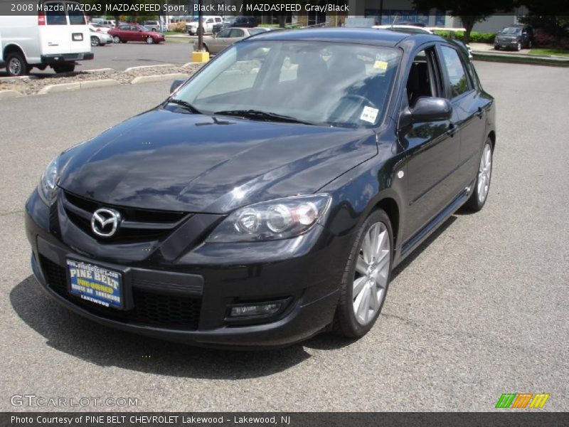 Black Mica / MAZDASPEED Gray/Black 2008 Mazda MAZDA3 MAZDASPEED Sport