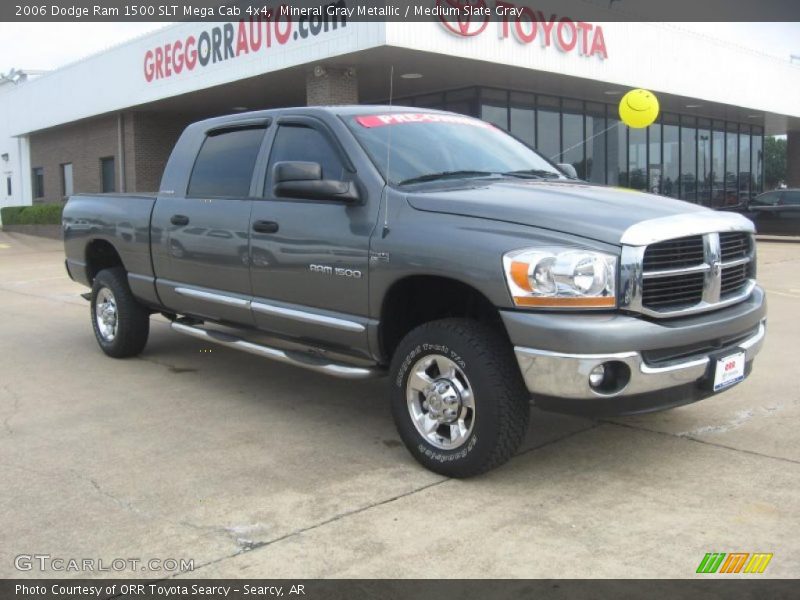 Mineral Gray Metallic / Medium Slate Gray 2006 Dodge Ram 1500 SLT Mega Cab 4x4