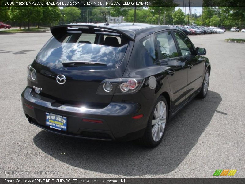 Black Mica / MAZDASPEED Gray/Black 2008 Mazda MAZDA3 MAZDASPEED Sport