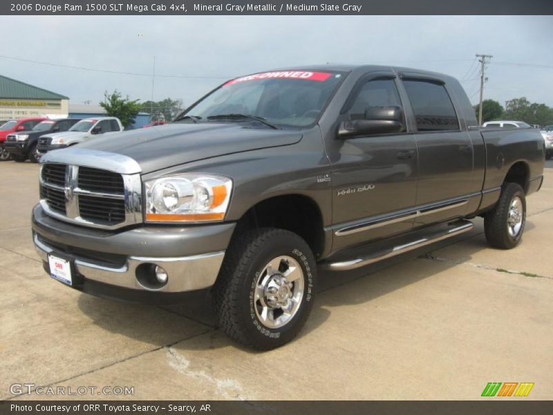 Mineral Gray Metallic / Medium Slate Gray 2006 Dodge Ram 1500 SLT Mega Cab 4x4