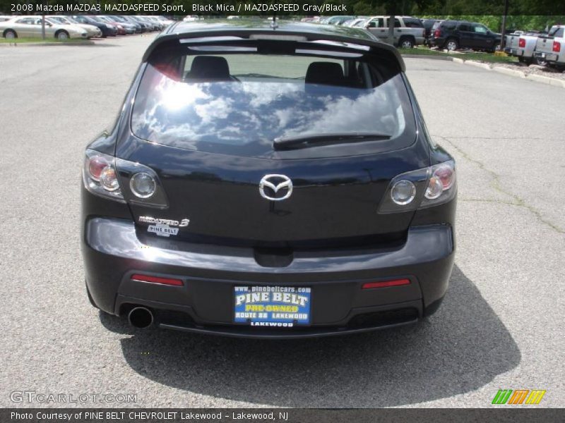 Black Mica / MAZDASPEED Gray/Black 2008 Mazda MAZDA3 MAZDASPEED Sport