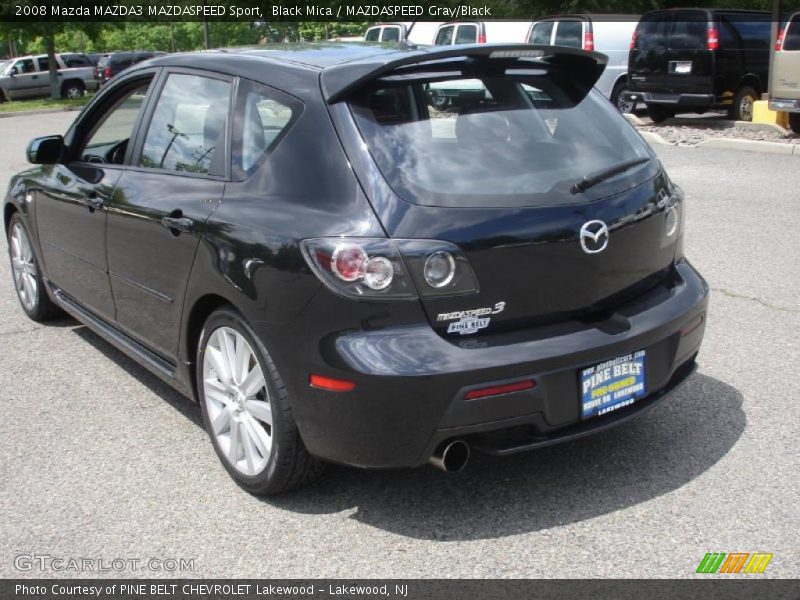 Black Mica / MAZDASPEED Gray/Black 2008 Mazda MAZDA3 MAZDASPEED Sport