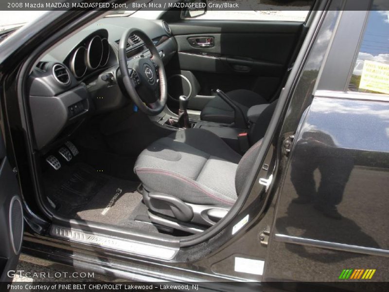 Black Mica / MAZDASPEED Gray/Black 2008 Mazda MAZDA3 MAZDASPEED Sport