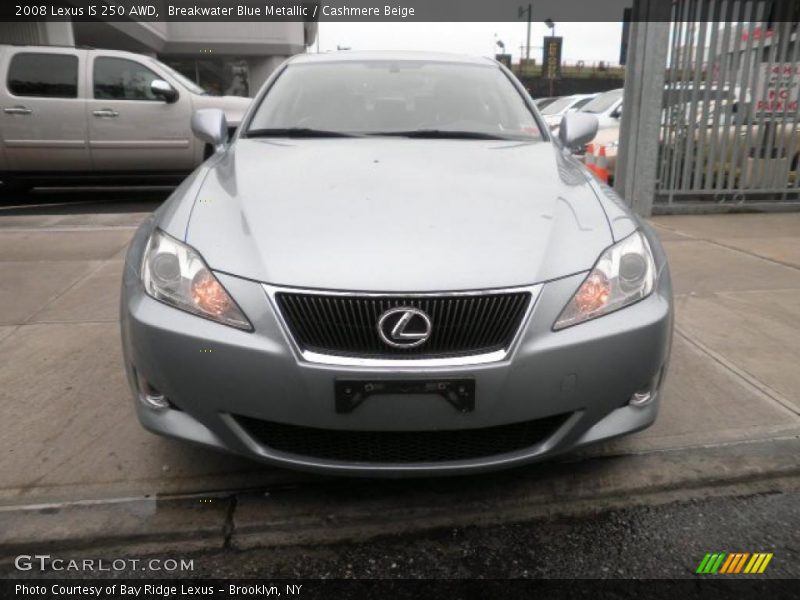 Breakwater Blue Metallic / Cashmere Beige 2008 Lexus IS 250 AWD