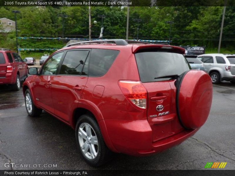 Barcelona Red Metallic / Dark Charcoal 2006 Toyota RAV4 Sport V6 4WD