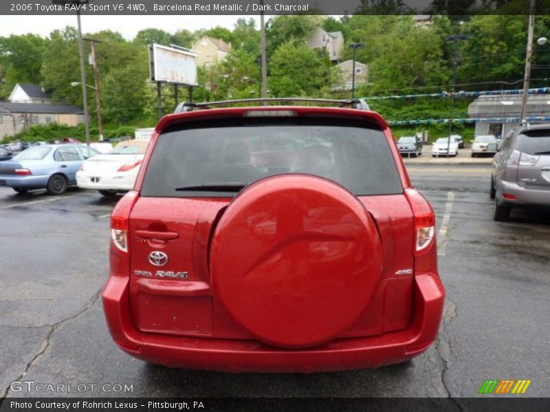 Barcelona Red Metallic / Dark Charcoal 2006 Toyota RAV4 Sport V6 4WD