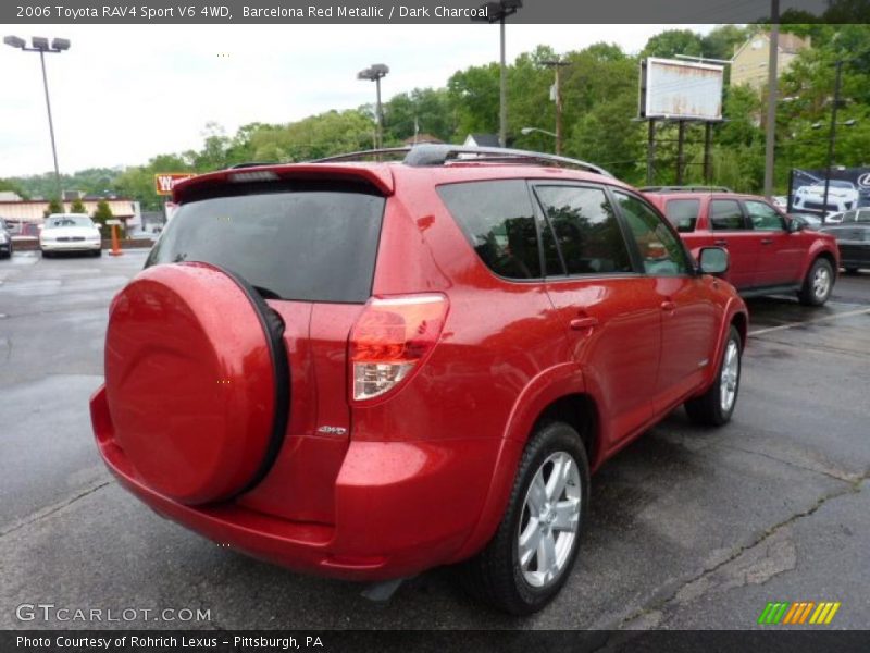 Barcelona Red Metallic / Dark Charcoal 2006 Toyota RAV4 Sport V6 4WD