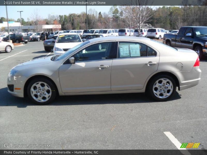 Smokestone Metallic / Medium Light Stone 2010 Ford Fusion SE V6