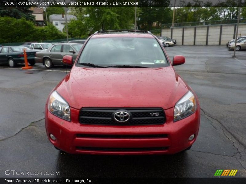 Barcelona Red Metallic / Dark Charcoal 2006 Toyota RAV4 Sport V6 4WD