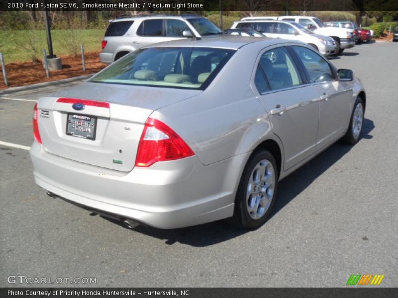 Smokestone Metallic / Medium Light Stone 2010 Ford Fusion SE V6