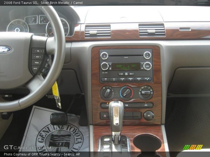 Silver Birch Metallic / Camel 2008 Ford Taurus SEL