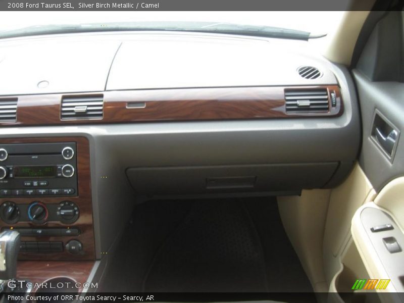 Silver Birch Metallic / Camel 2008 Ford Taurus SEL