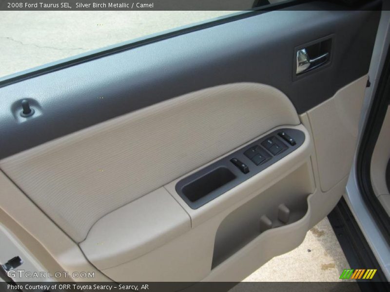 Silver Birch Metallic / Camel 2008 Ford Taurus SEL