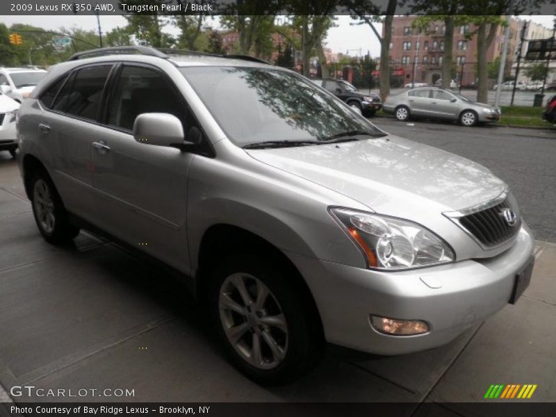 Tungsten Pearl / Black 2009 Lexus RX 350 AWD