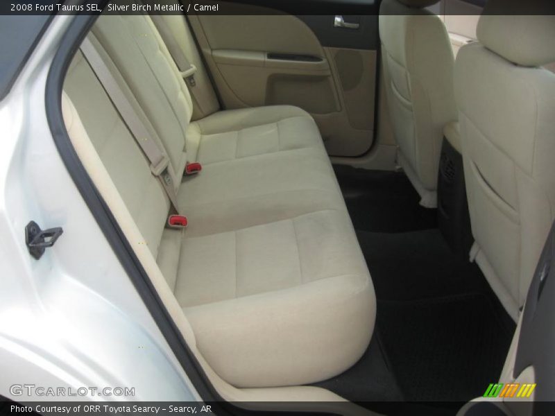 Silver Birch Metallic / Camel 2008 Ford Taurus SEL