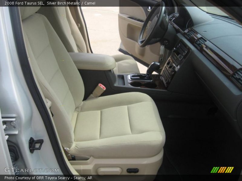 Silver Birch Metallic / Camel 2008 Ford Taurus SEL