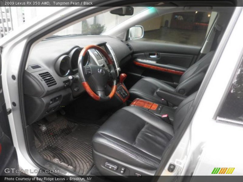 Tungsten Pearl / Black 2009 Lexus RX 350 AWD