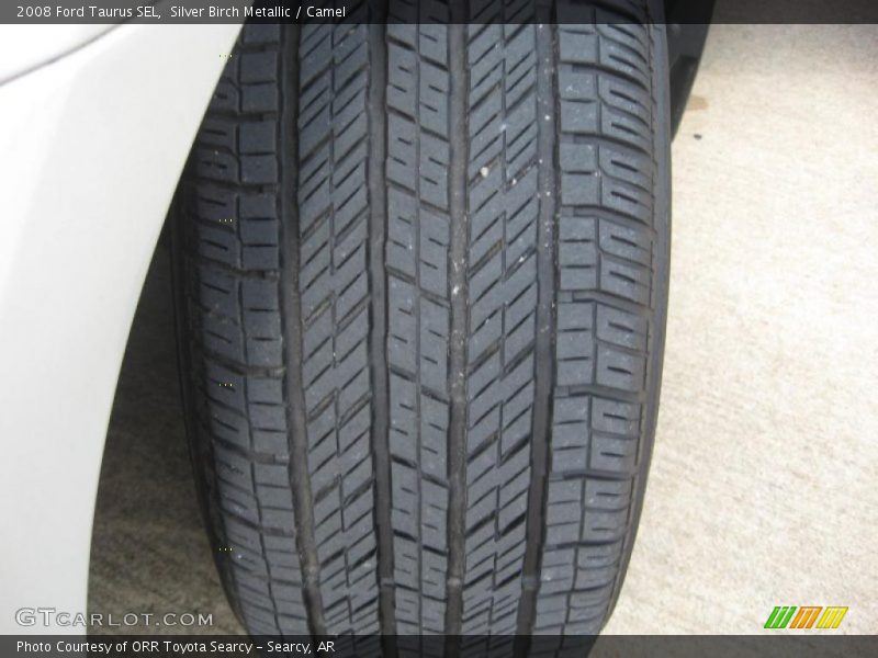 Silver Birch Metallic / Camel 2008 Ford Taurus SEL