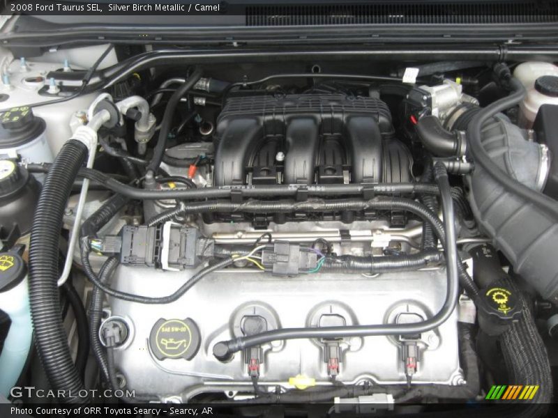Silver Birch Metallic / Camel 2008 Ford Taurus SEL