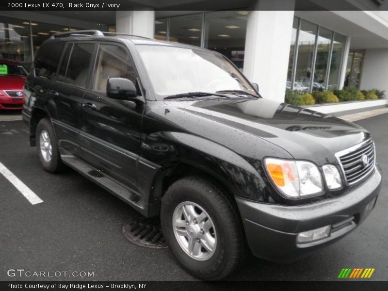 Black Onyx / Ivory 2000 Lexus LX 470