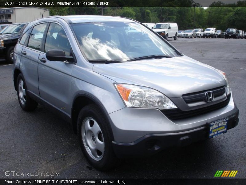 Whistler Silver Metallic / Black 2007 Honda CR-V LX 4WD