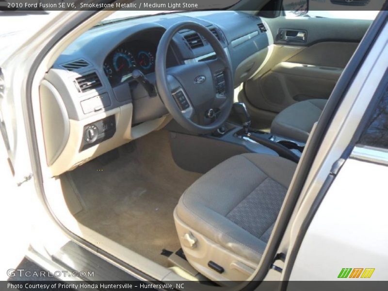 Smokestone Metallic / Medium Light Stone 2010 Ford Fusion SE V6