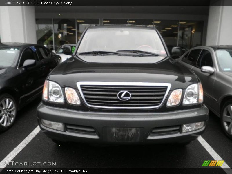 Black Onyx / Ivory 2000 Lexus LX 470