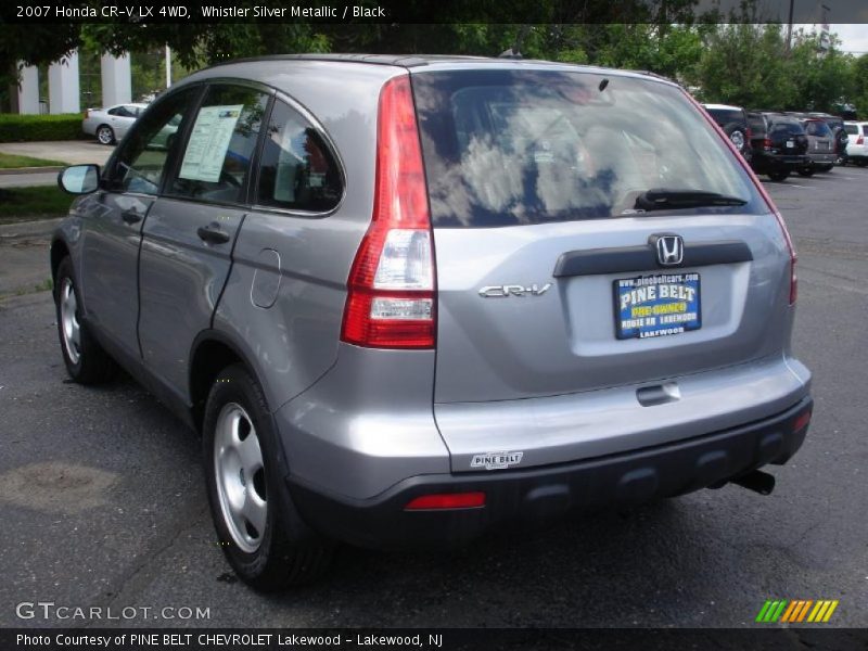 Whistler Silver Metallic / Black 2007 Honda CR-V LX 4WD