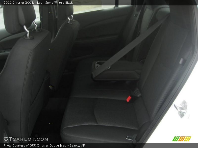 Stone White / Black 2011 Chrysler 200 Limited