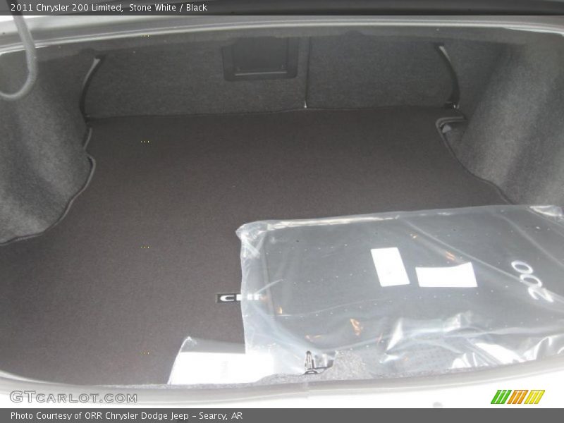 Stone White / Black 2011 Chrysler 200 Limited