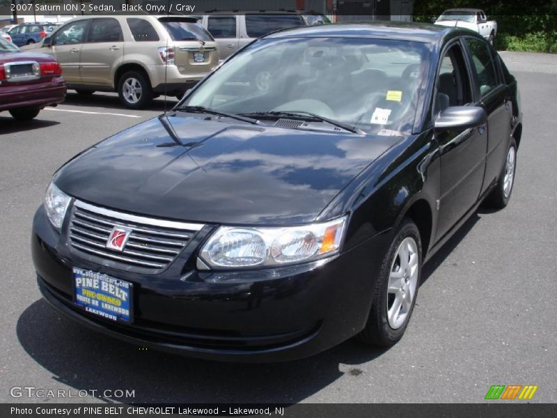 Black Onyx / Gray 2007 Saturn ION 2 Sedan