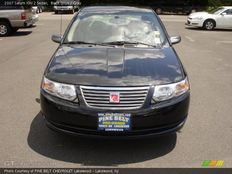 Black Onyx / Gray 2007 Saturn ION 2 Sedan