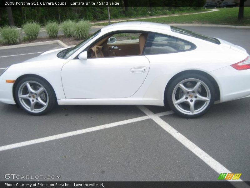 Carrara White / Sand Beige 2008 Porsche 911 Carrera Coupe