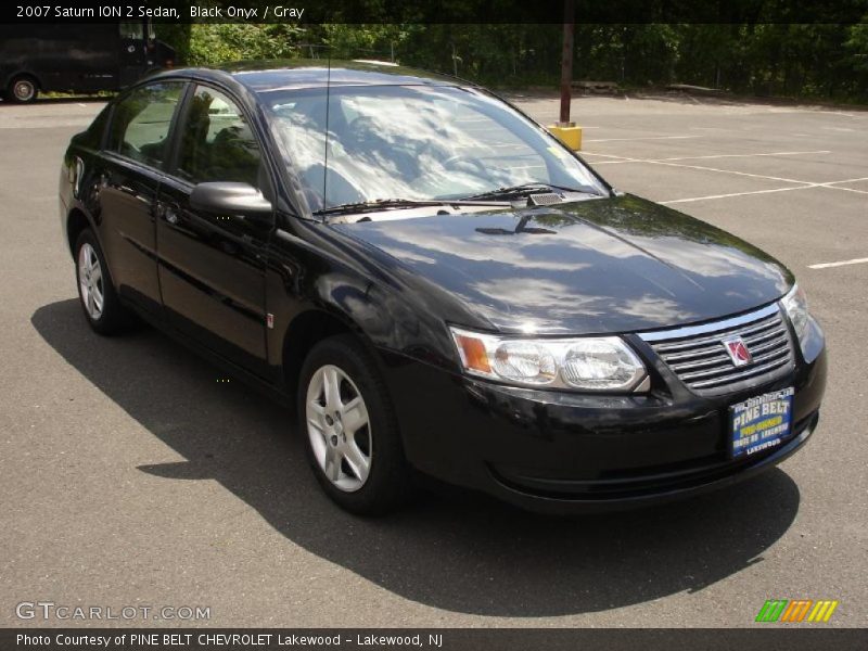 Black Onyx / Gray 2007 Saturn ION 2 Sedan