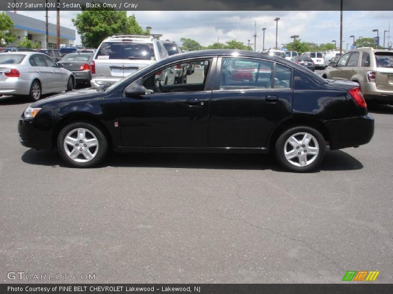 Black Onyx / Gray 2007 Saturn ION 2 Sedan