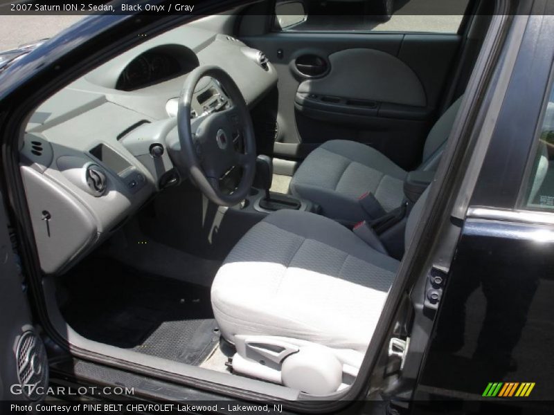 Black Onyx / Gray 2007 Saturn ION 2 Sedan