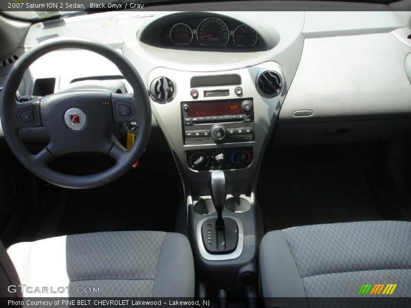 Black Onyx / Gray 2007 Saturn ION 2 Sedan