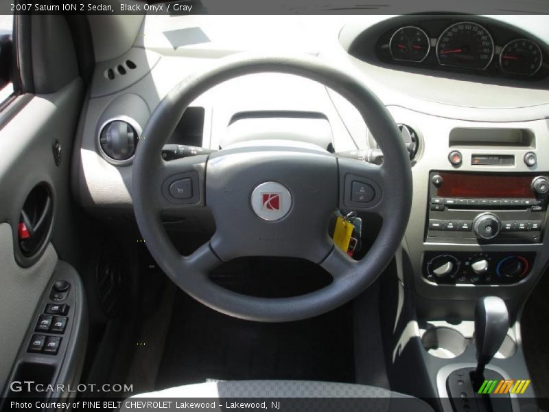 Black Onyx / Gray 2007 Saturn ION 2 Sedan