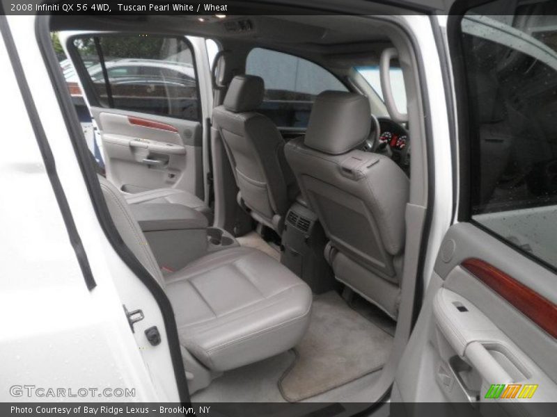 Tuscan Pearl White / Wheat 2008 Infiniti QX 56 4WD
